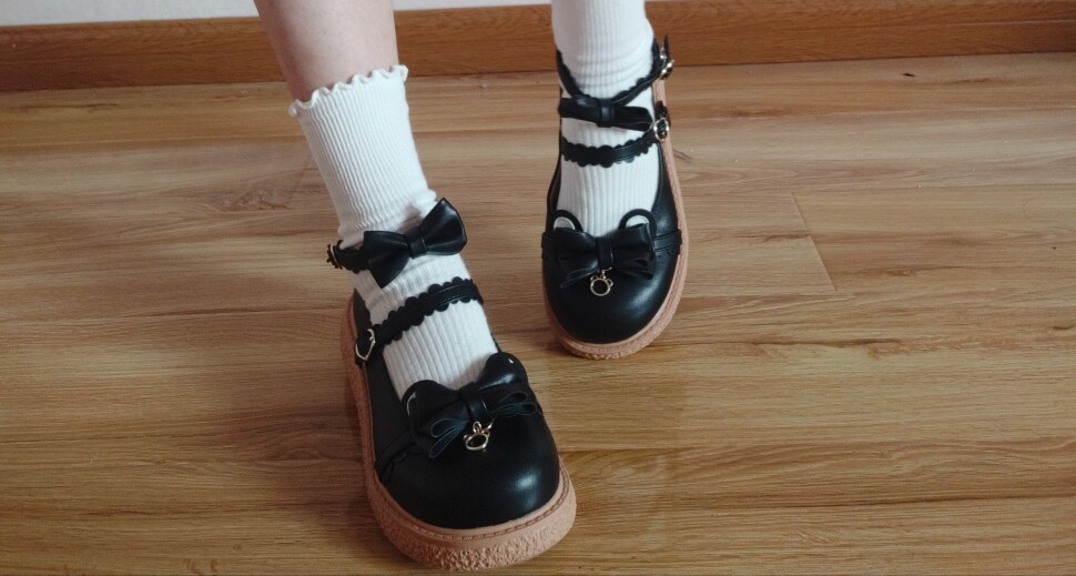 学生jk制服鞋百搭单鞋女 有买棕色或黑色的集美可以放图给我康康咩