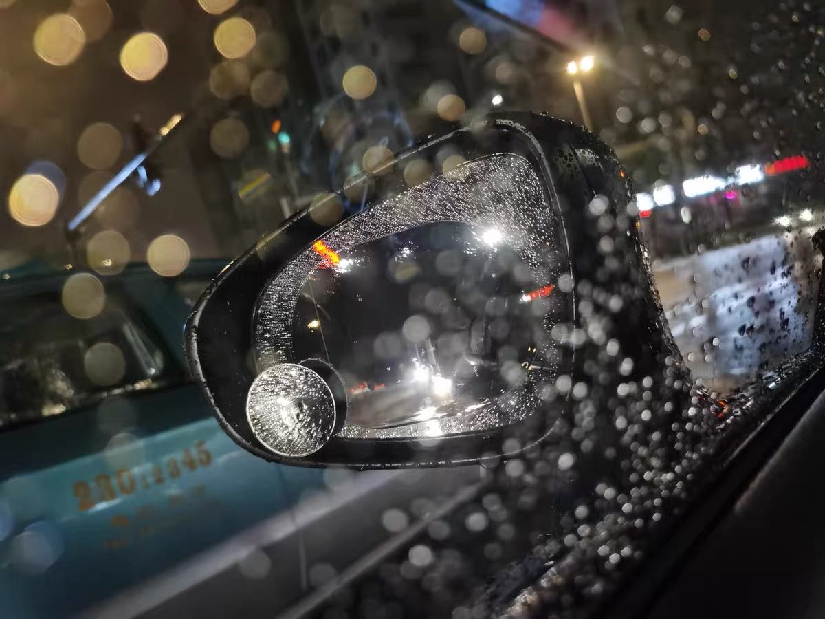 倍思后视镜防雨贴膜倒车镜防水贴汽车反光镜防水膜防炫目防雾全屏-优