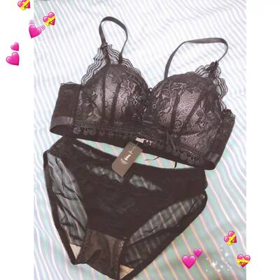 【89元2套】六只兔子性感文胸套装女生蕾丝小胸聚拢内衣夏季胸罩