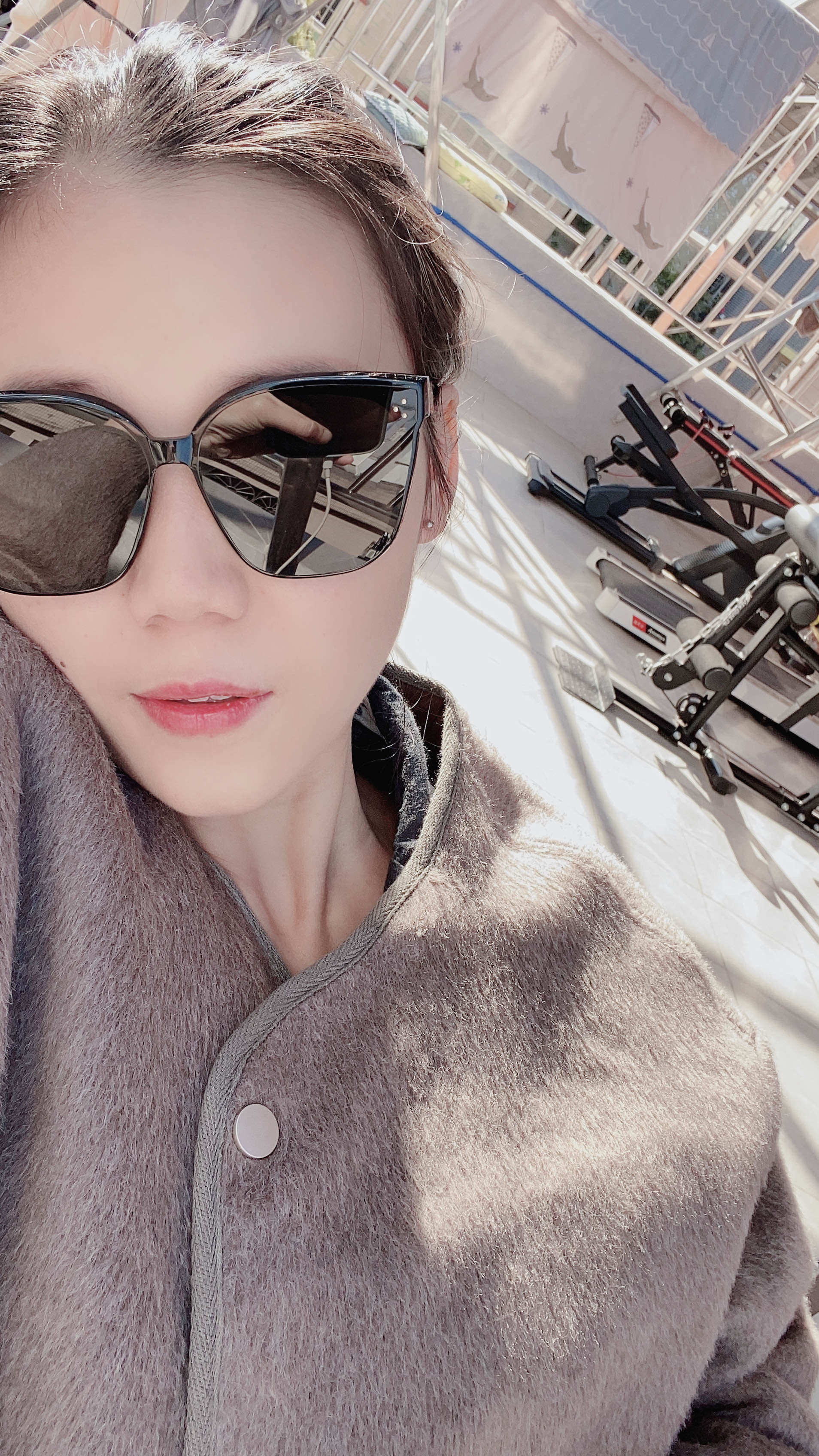 gm墨镜女2021年新款潮2020太阳镜防紫外线高级大脸显瘦frida眼镜