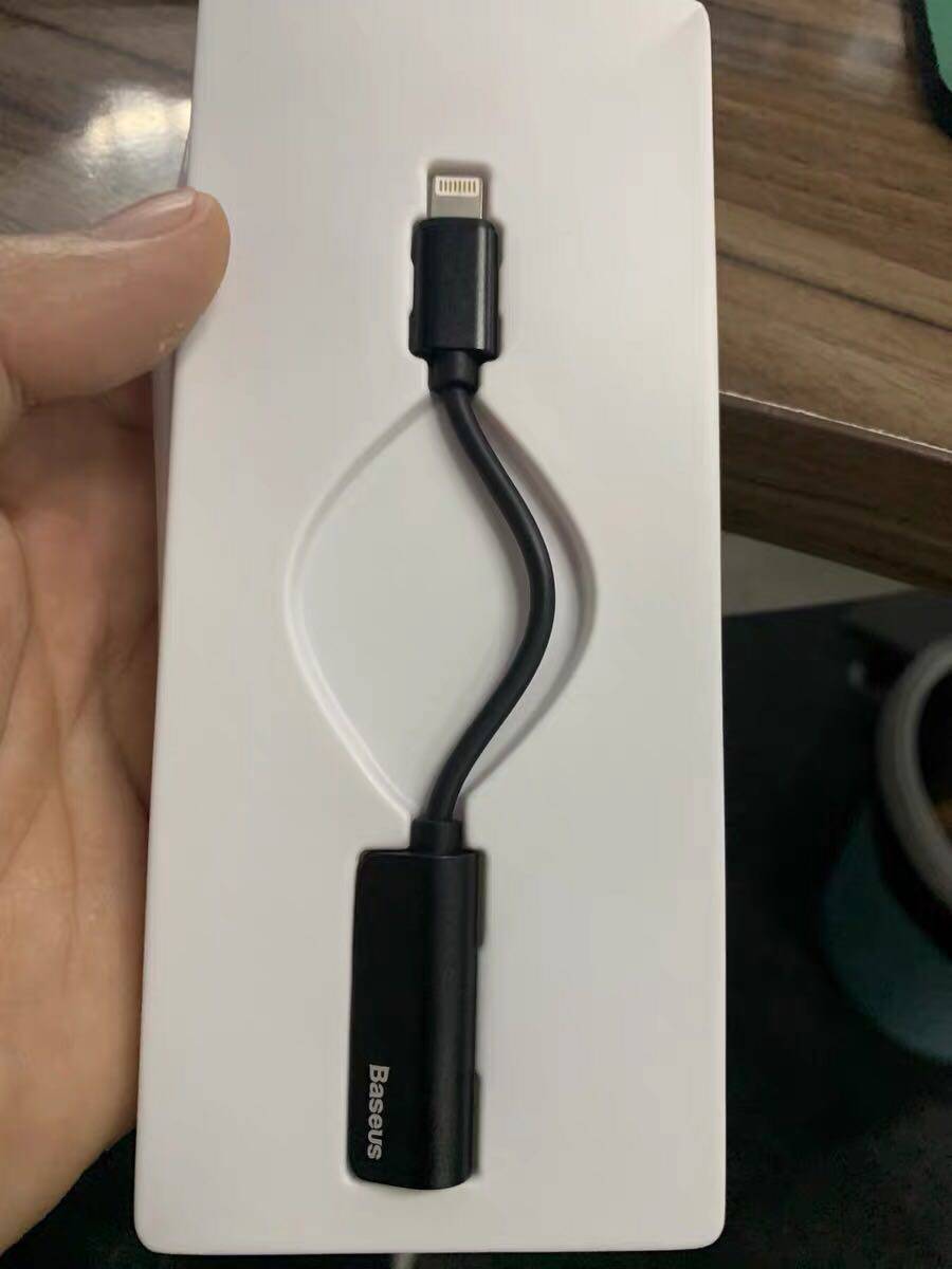 倍思苹果12耳机转接头适用于iphone12pro充电听歌二合一11promax手机