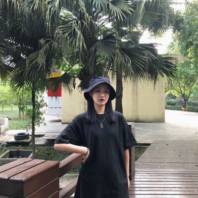 纯色ins白色t恤女短袖潮纯棉宽松2019新款丅超火cec欧货大版纯黑