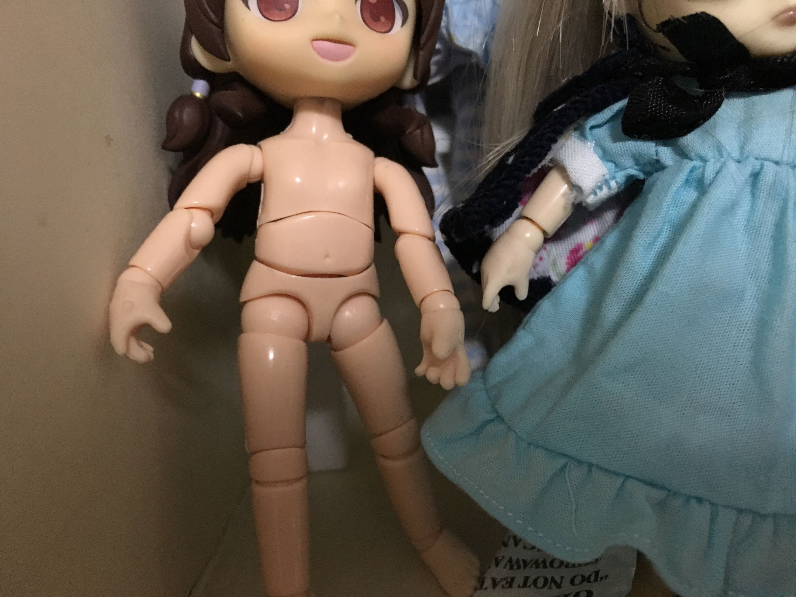 新版日版ob娃娃身体 obitsu 11cm消光素体 磁石普肌 白肌ob11可动