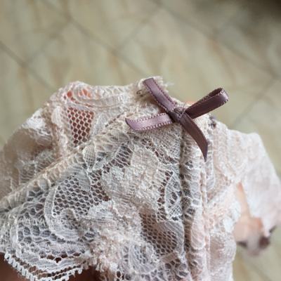 HSIA遐 聚拢显小超薄文胸 性感透明夏季蕾丝无海绵胸罩女薄款内衣