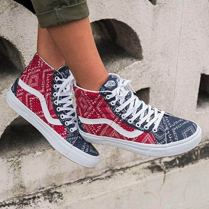 vans classics ditsy 西海岸花纹配色