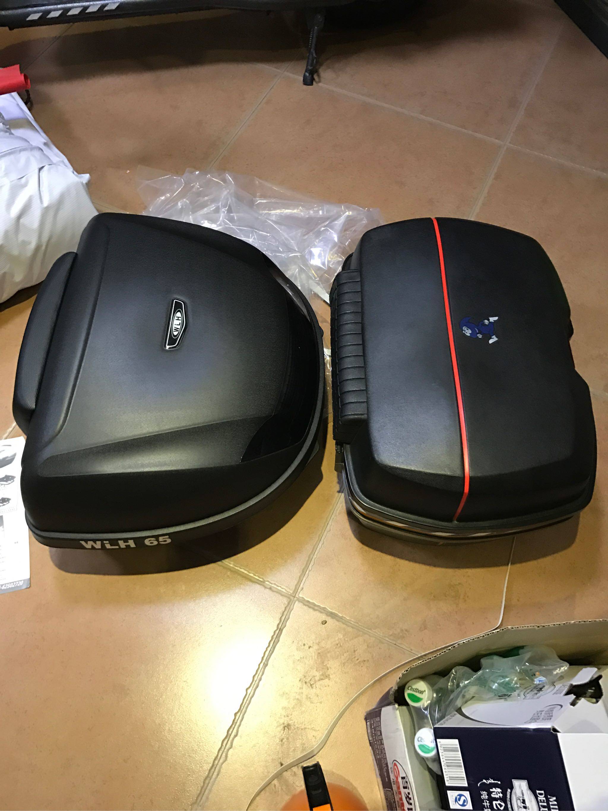 万里豪e65摩托车后备箱特大摩托车尾箱摩托车后背箱大摩托旅行箱